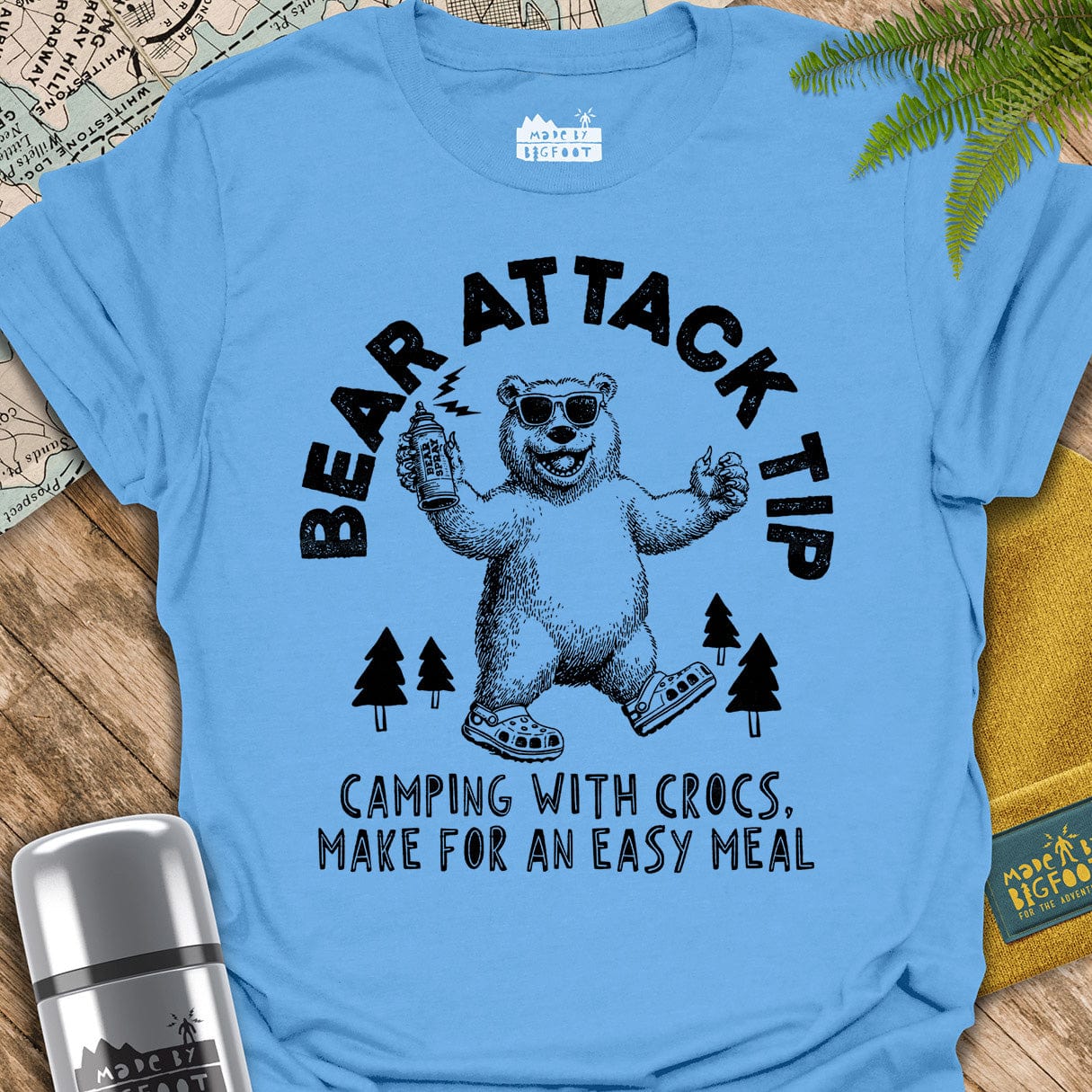 Bear Attack Tip. Camping With Crocs Make For An Easy Meal
