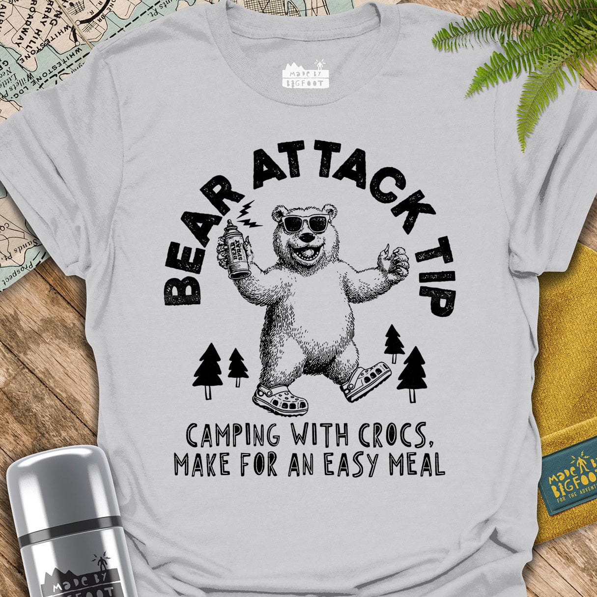 Bear Attack Tip. Camping With Crocs Make For An Easy Meal