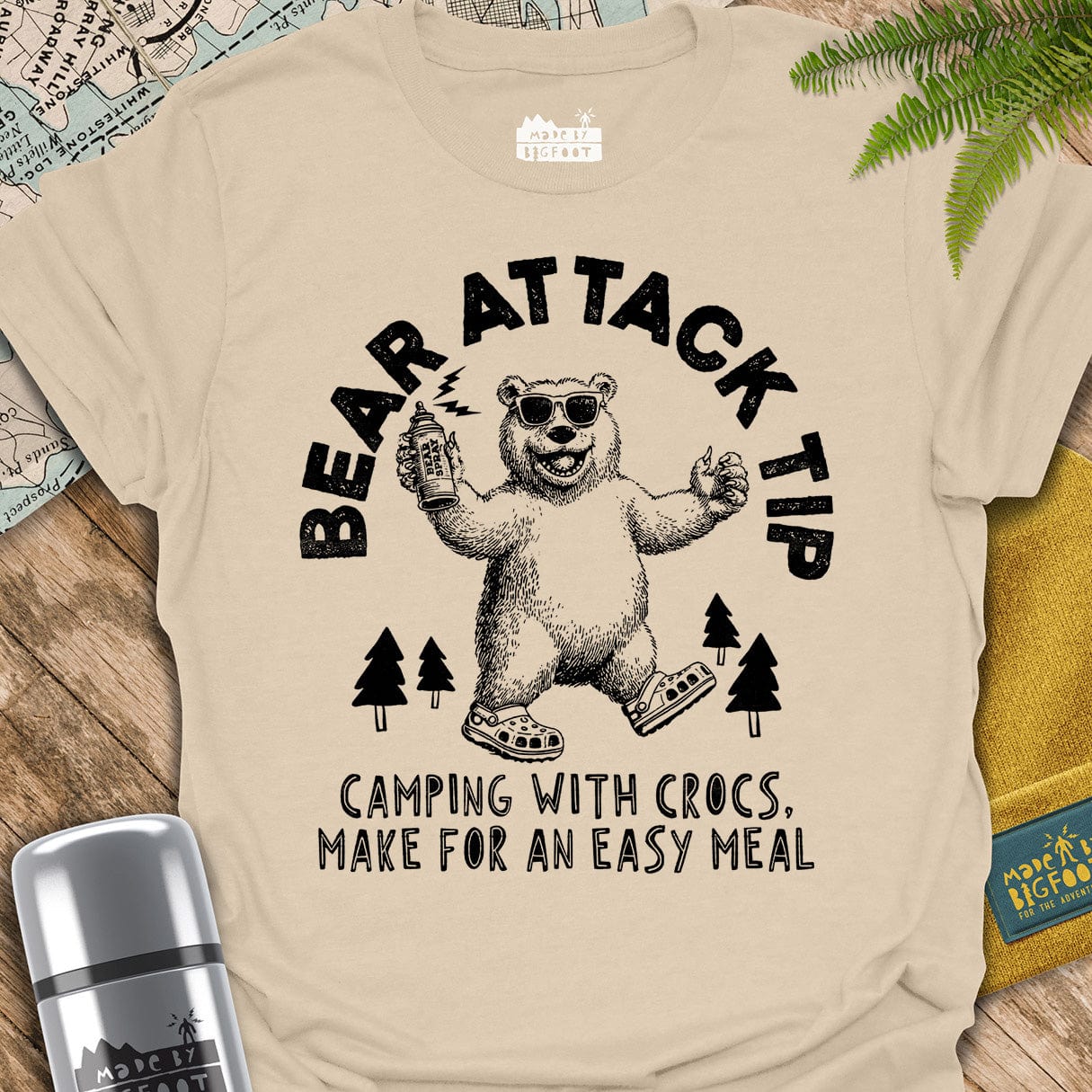 Bear Attack Tip. Camping With Crocs Make For An Easy Meal