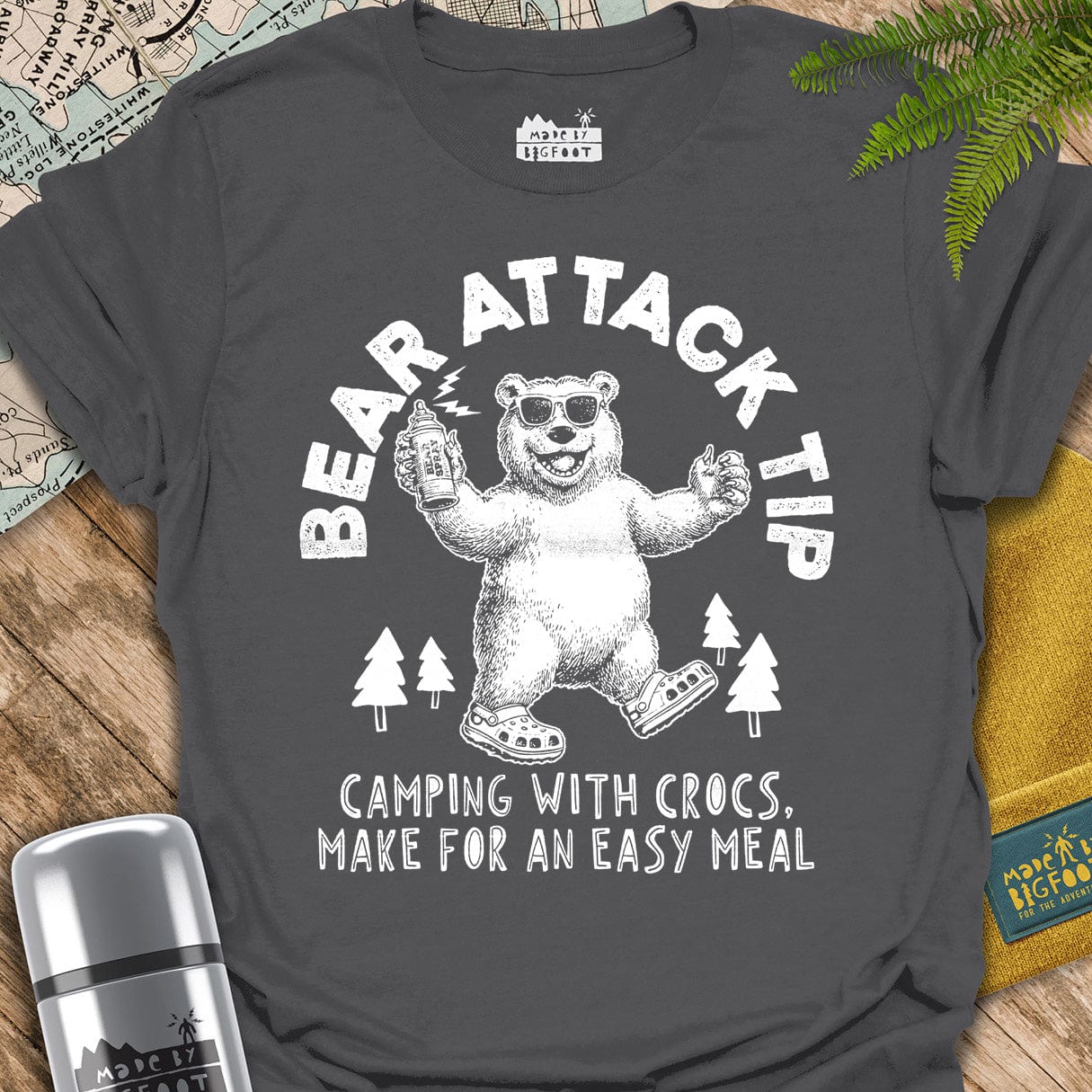 Bear Attack Tip. Camping With Crocs Make For An Easy Meal