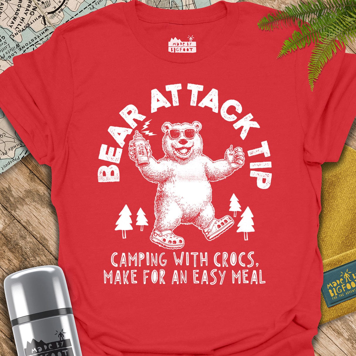 Bear Attack Tip. Camping With Crocs Make For An Easy Meal