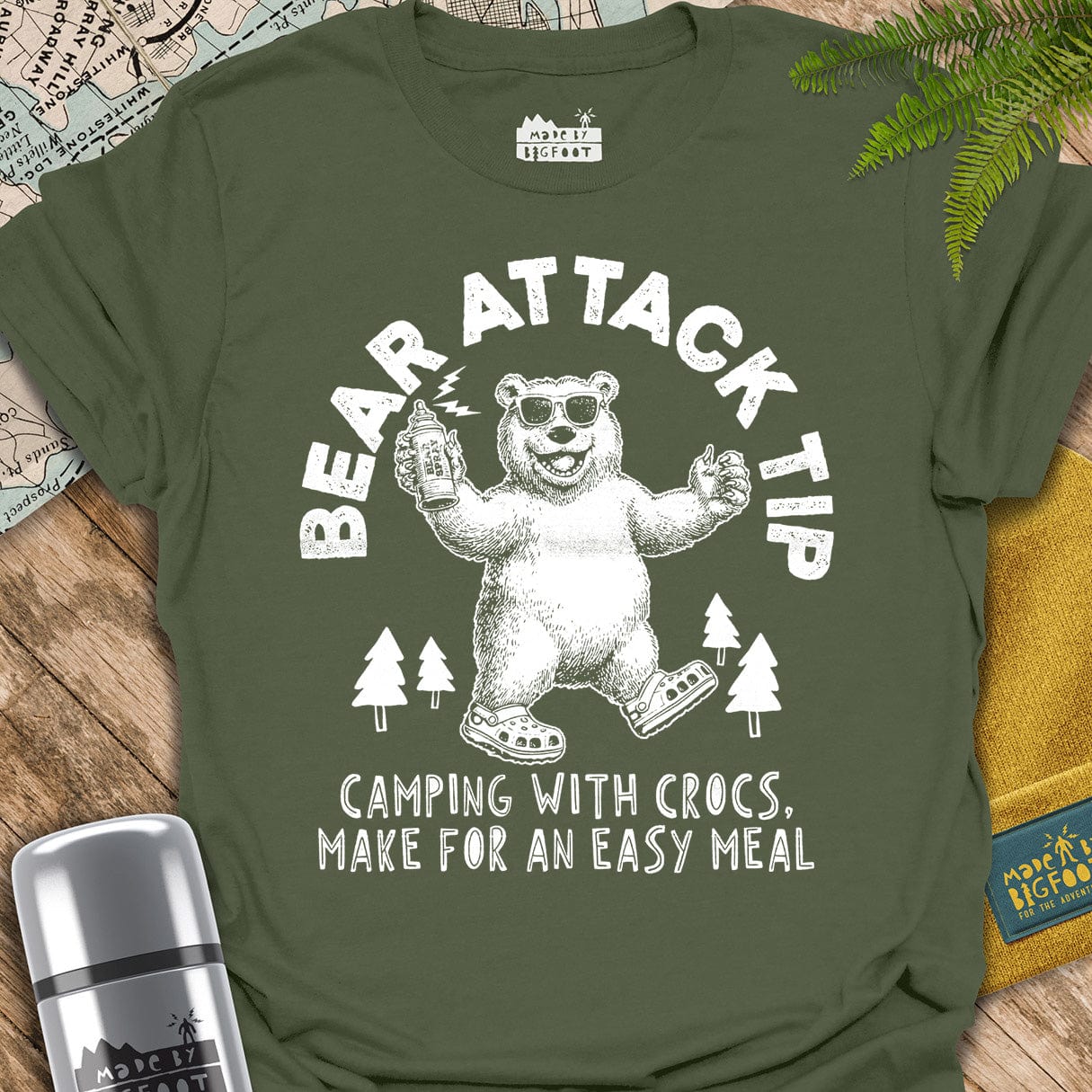 Bear Attack Tip. Camping With Crocs Make For An Easy Meal