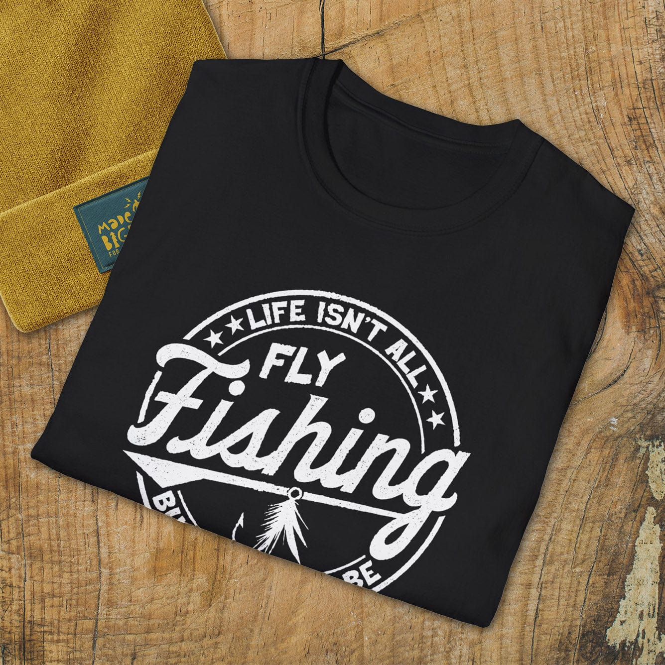 Fly Fishing. Vintage Design