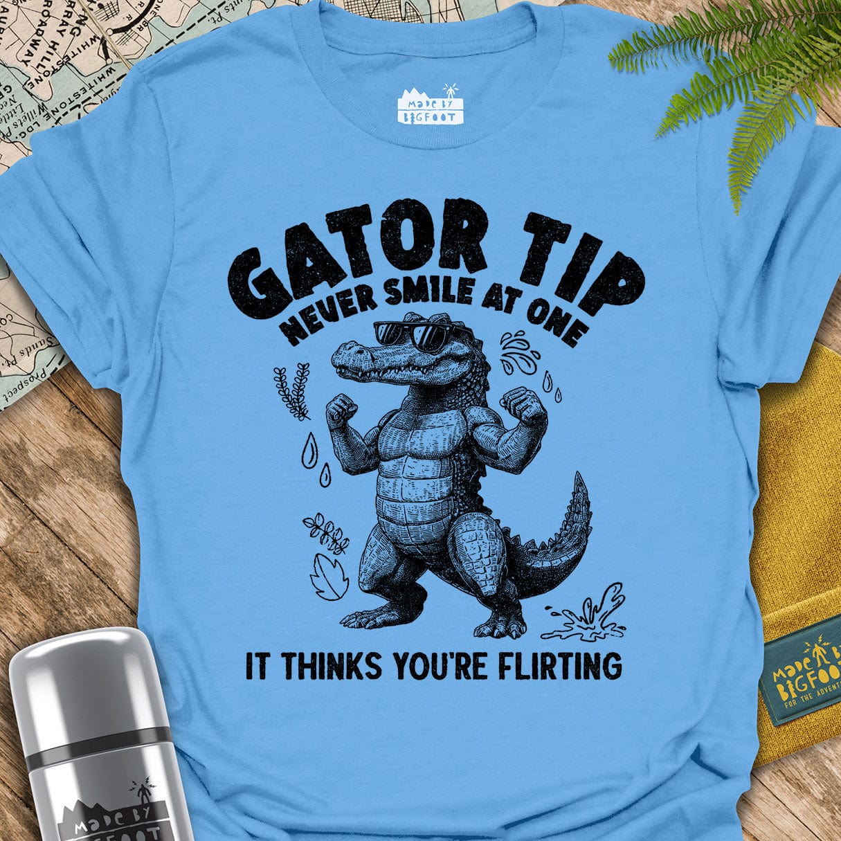 Gator Tip. Never Smile At One. It Thinks You're Flirting.