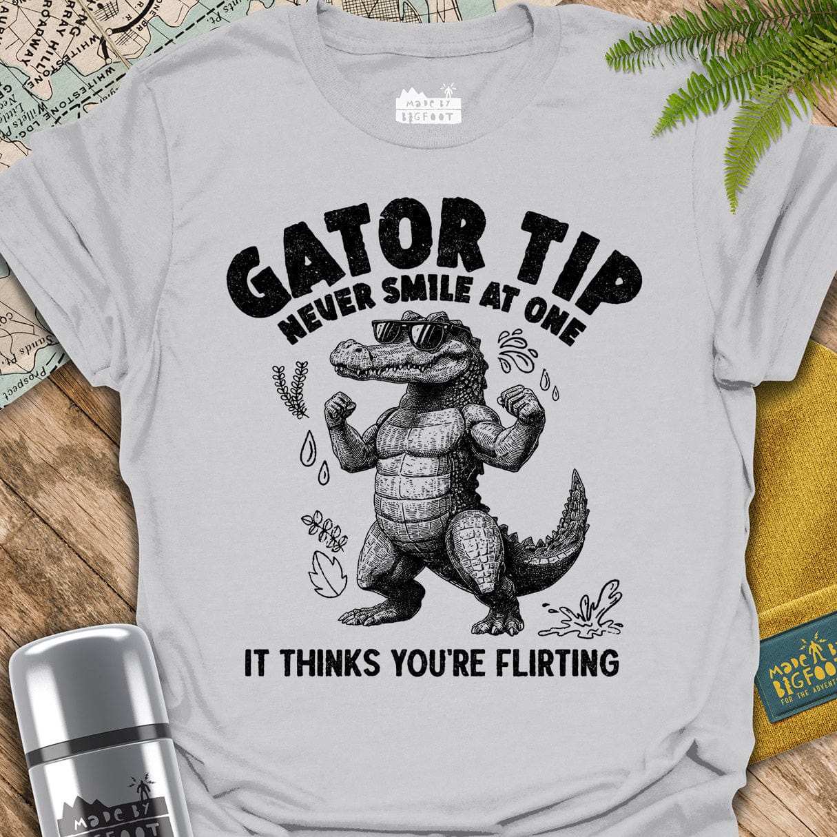 Gator Tip. Never Smile At One. It Thinks You're Flirting.