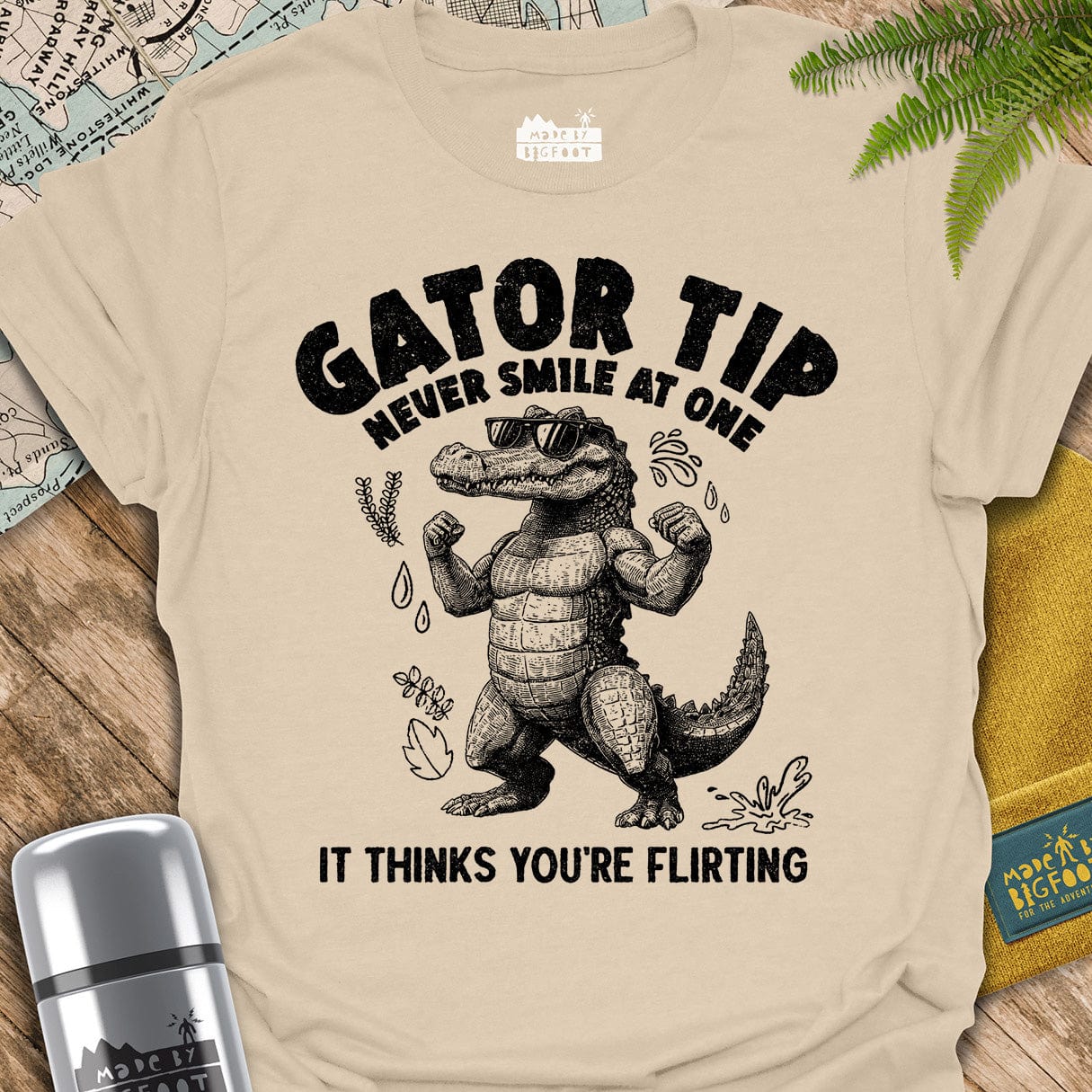 Gator Tip. Never Smile At One. It Thinks You're Flirting.