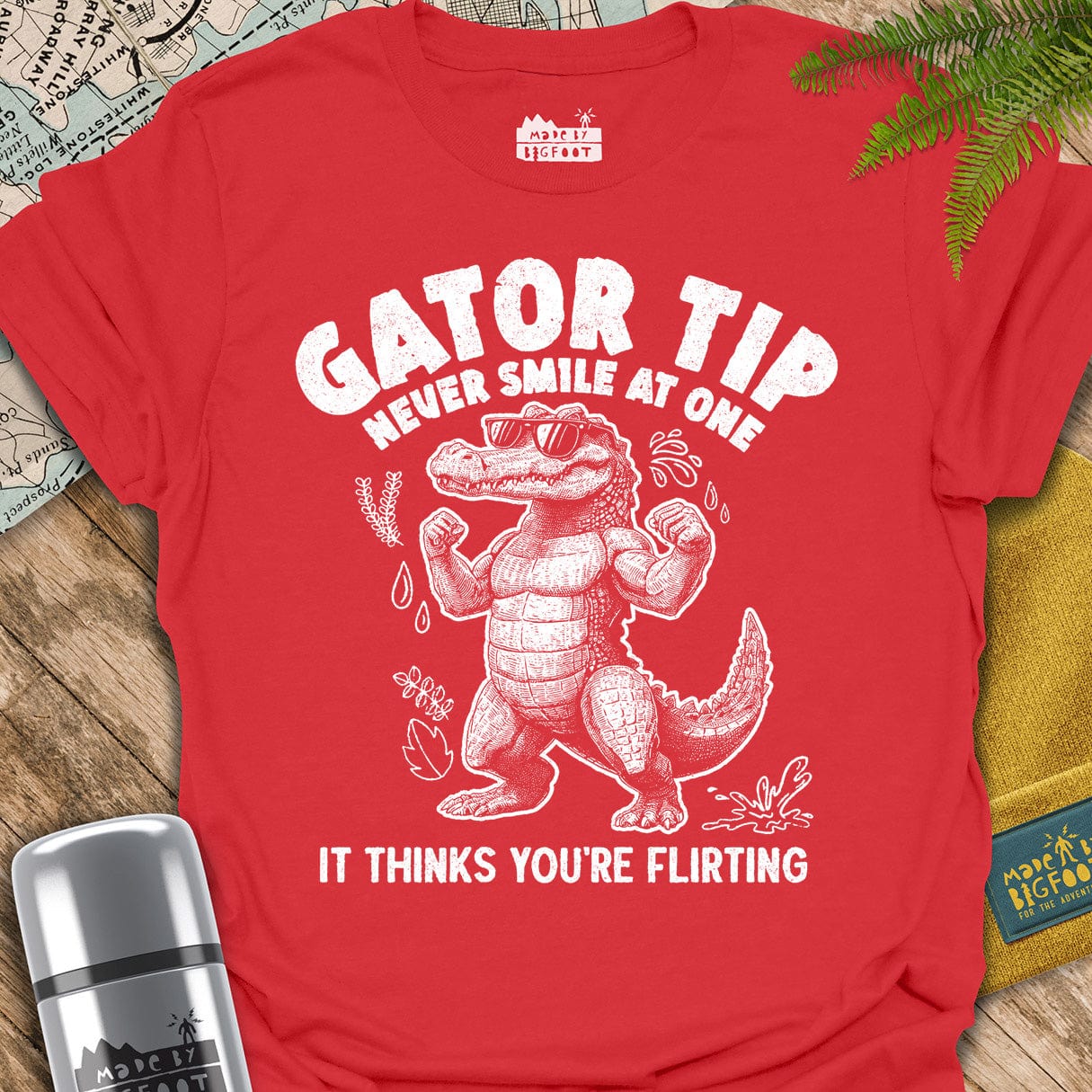 Gator Tip. Never Smile At One. It Thinks You're Flirting.