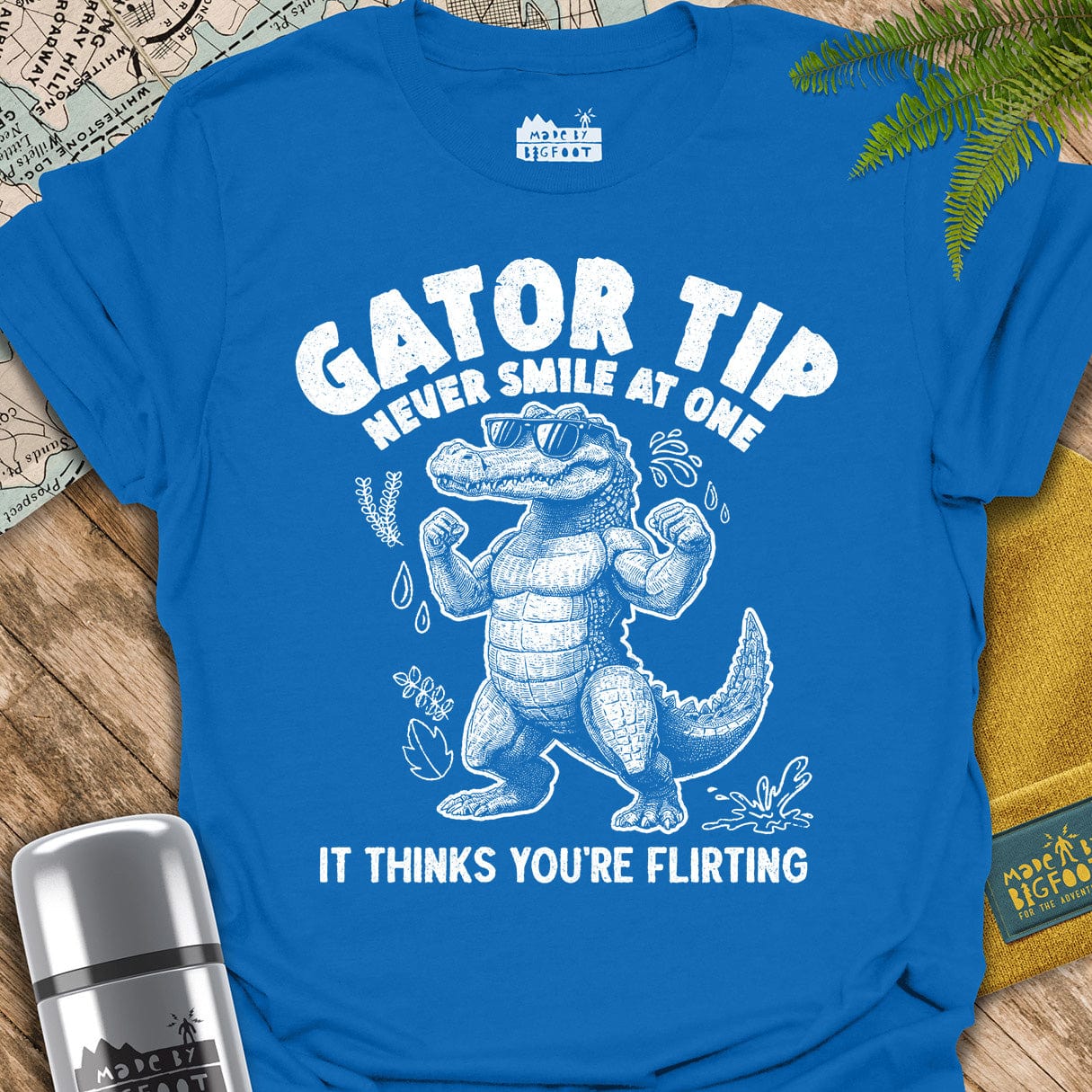 Gator Tip. Never Smile At One. It Thinks You're Flirting.