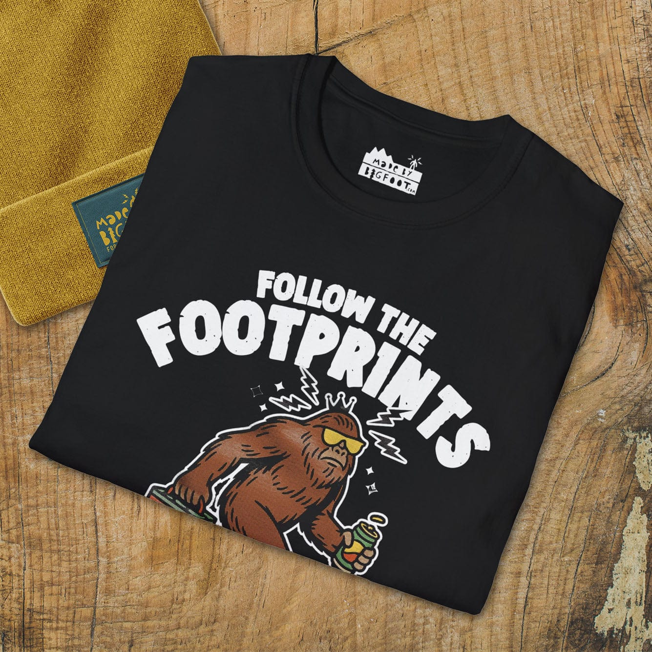 Follow The Footprint. Because Getting Lost With Bigfoot Is Way Cooler