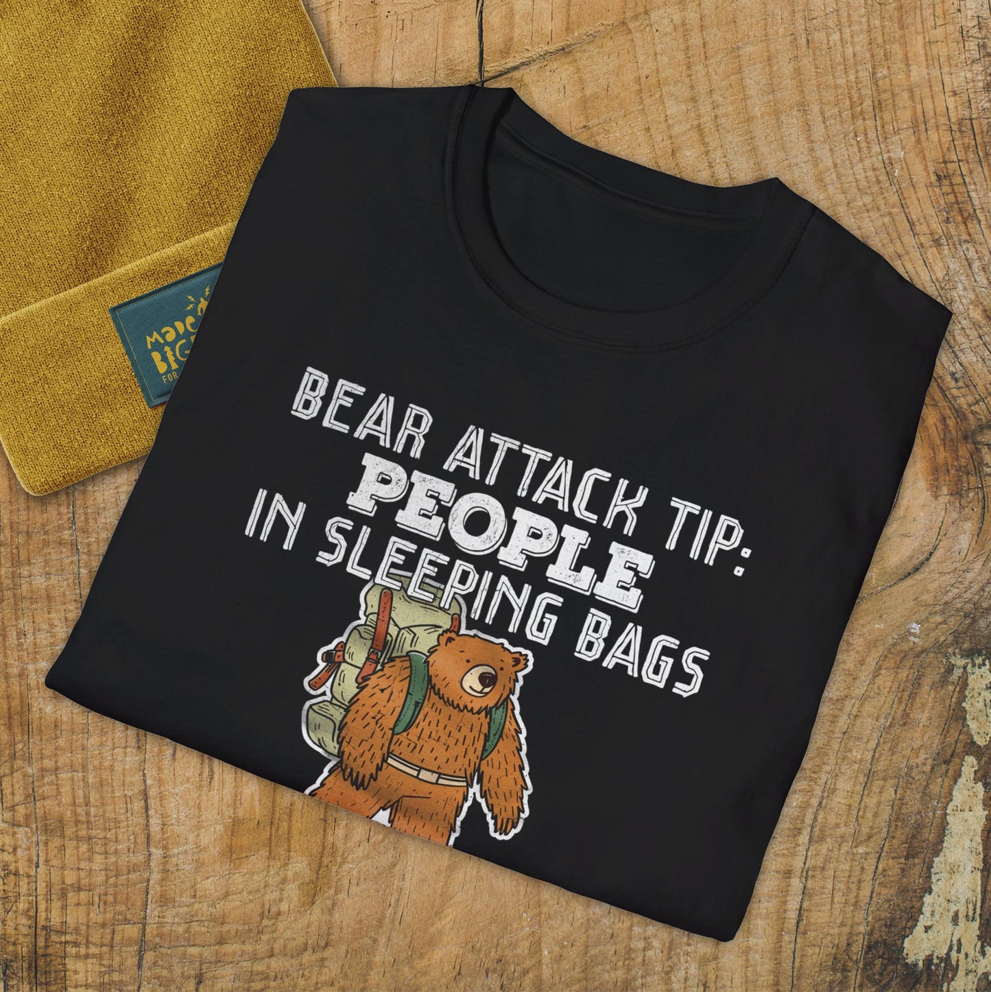 Bear Attack Tip. People In Sleeping Bags Are Like Soft Tacos