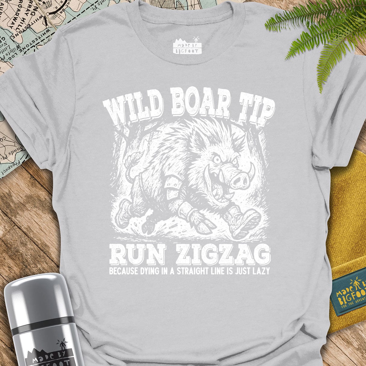 Wild Boar Tip. Run Zigzag.