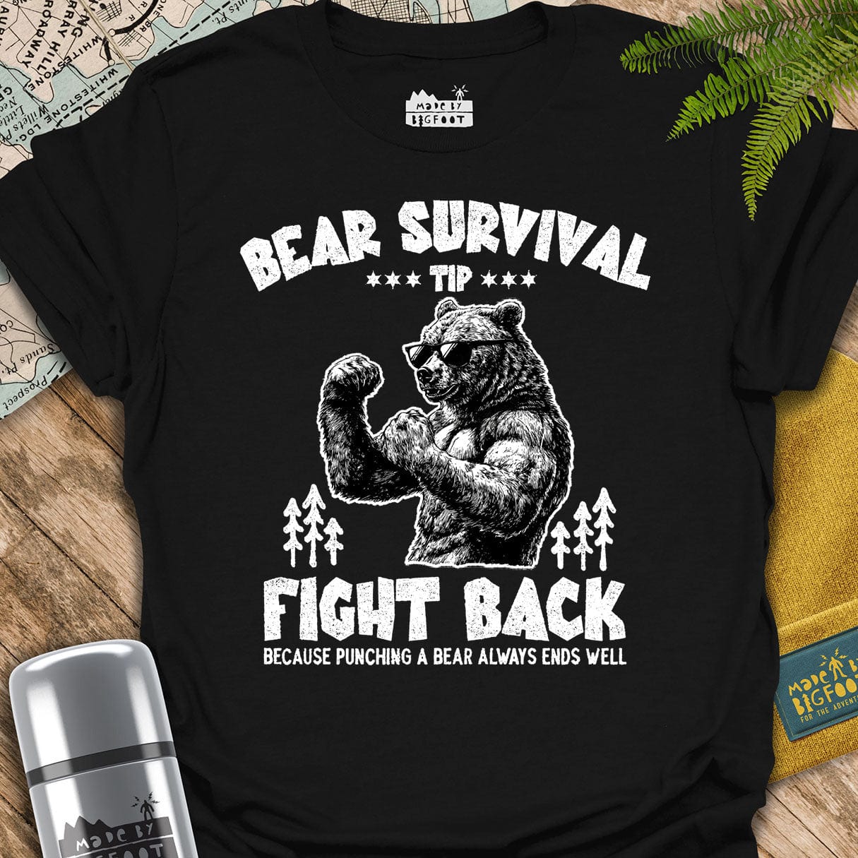 Bear Survival Tip. Fight Back! Because Punching A Bear Always Ends Well