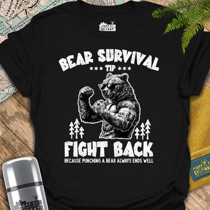 Bear Survival Tip. Fight Back! Because Punching A Bear Always Ends Well