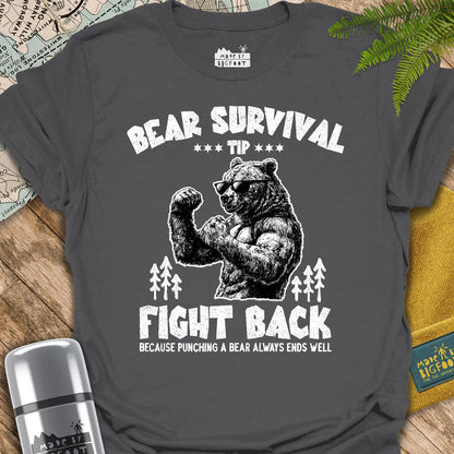 Bear Survival Tip. Fight Back! Because Punching A Bear Always Ends Well