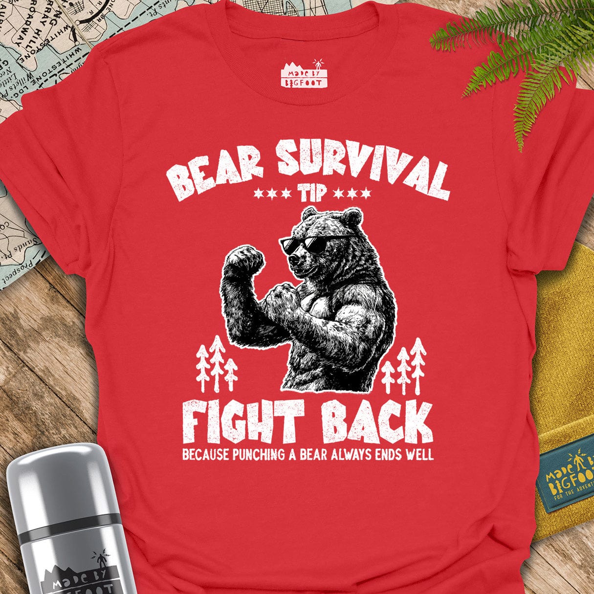 Bear Survival Tip. Fight Back! Because Punching A Bear Always Ends Well