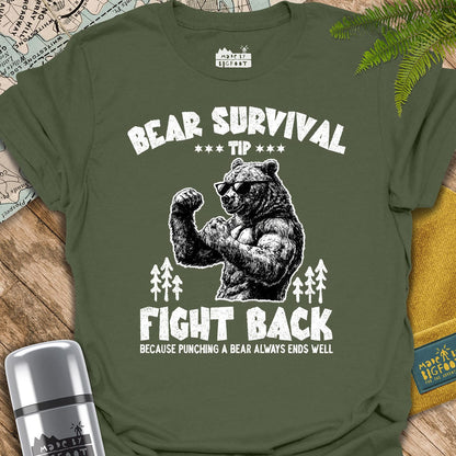 Bear Survival Tip. Fight Back! Because Punching A Bear Always Ends Well