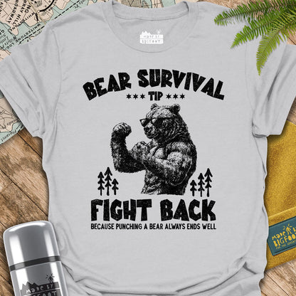 Bear Survival Tip. Fight Back! Because Punching A Bear Always Ends Well