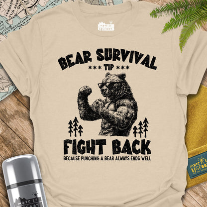 Bear Survival Tip. Fight Back! Because Punching A Bear Always Ends Well