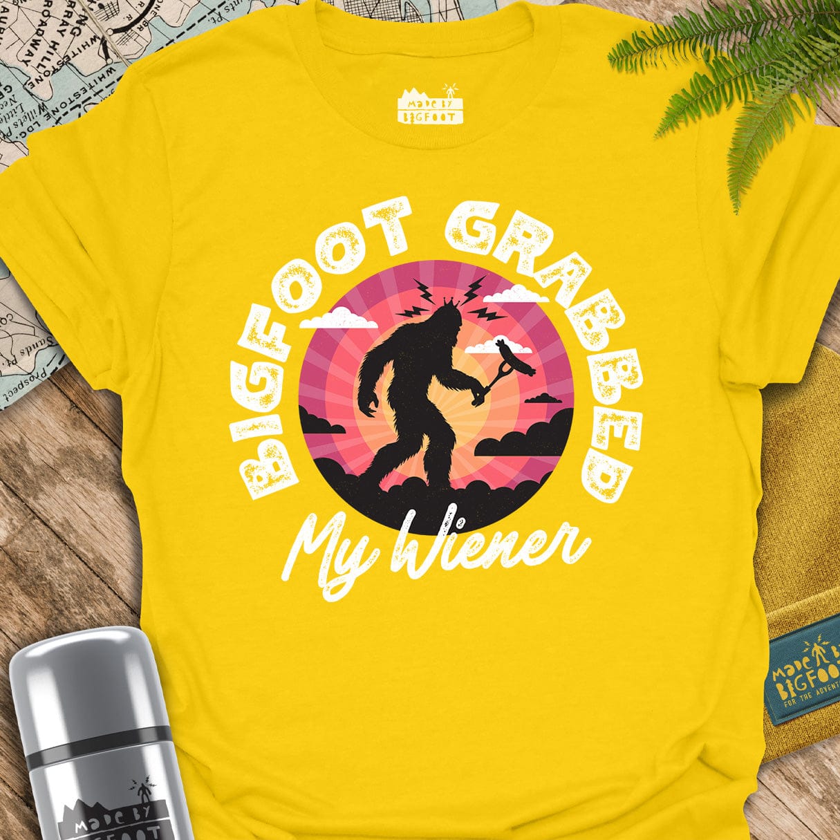 Bigfoot Grabbed My Wiener! Size Matters.