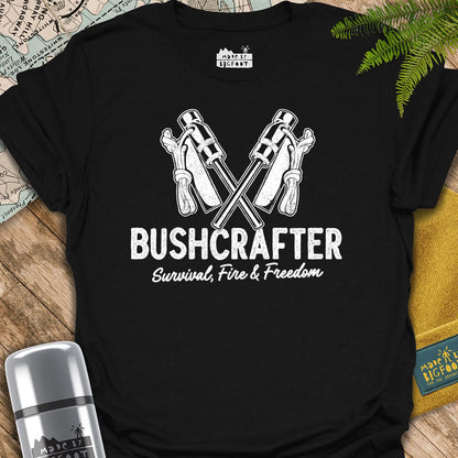 Bushcrafter. Survival, Fire, Freedom.