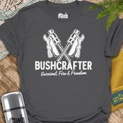 Bushcrafter. Survival, Fire, Freedom.