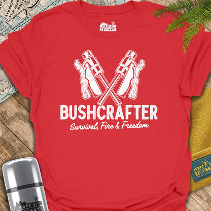Bushcrafter. Survival, Fire, Freedom.