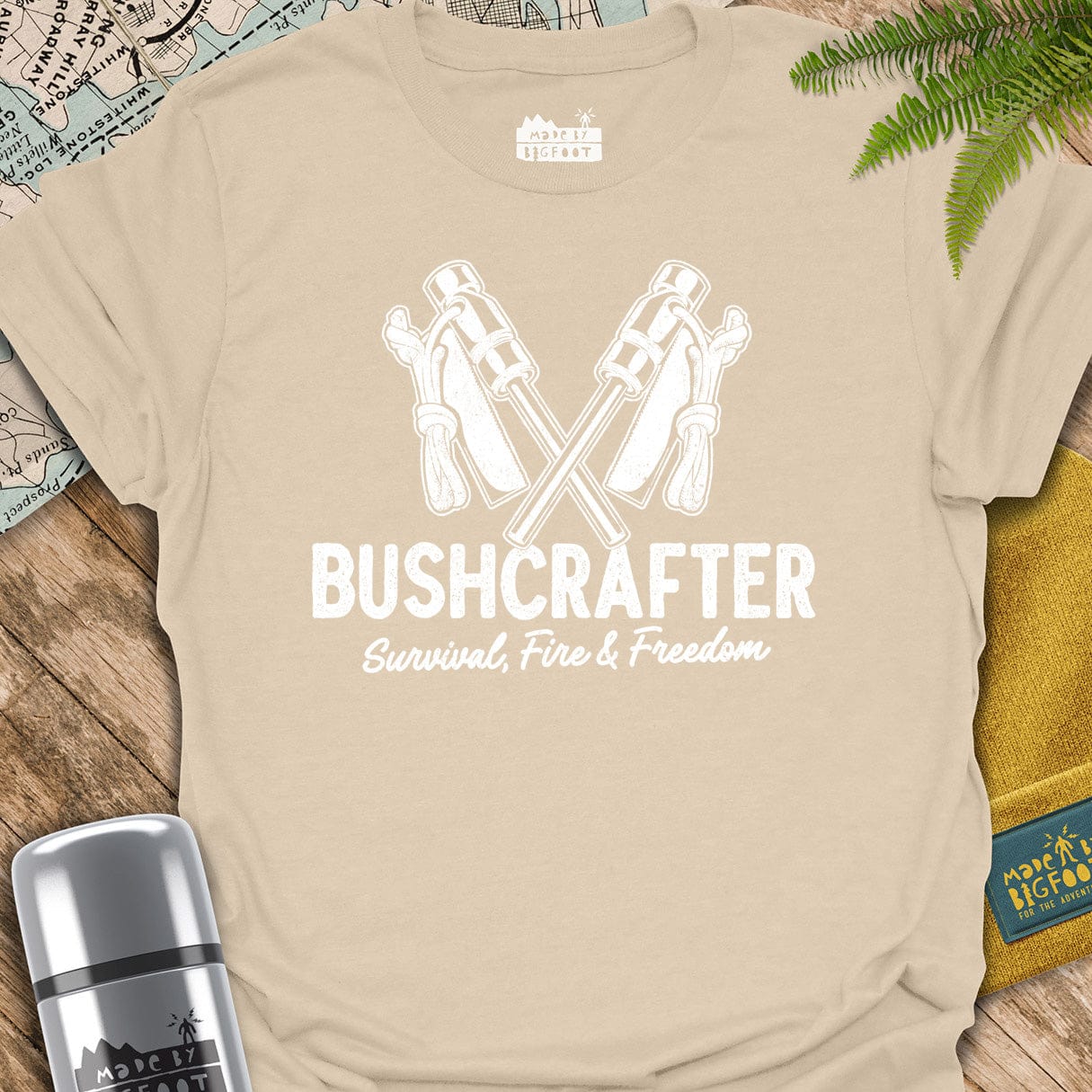 Bushcrafter. Survival, Fire, Freedom.