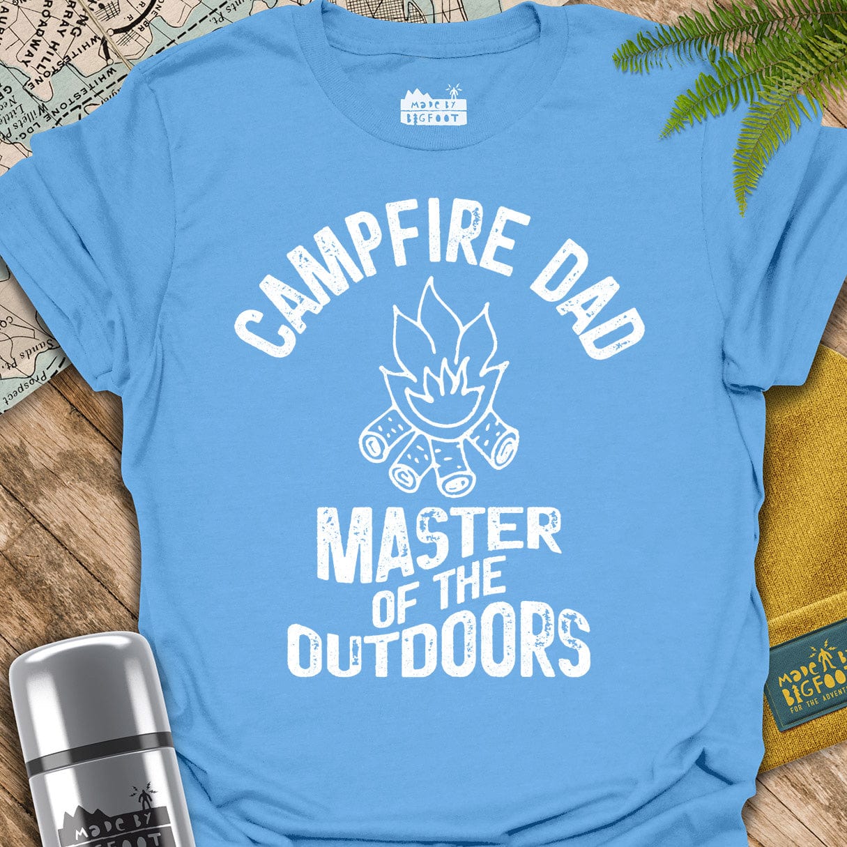 Campfire Dad. Master Of The Outdoors