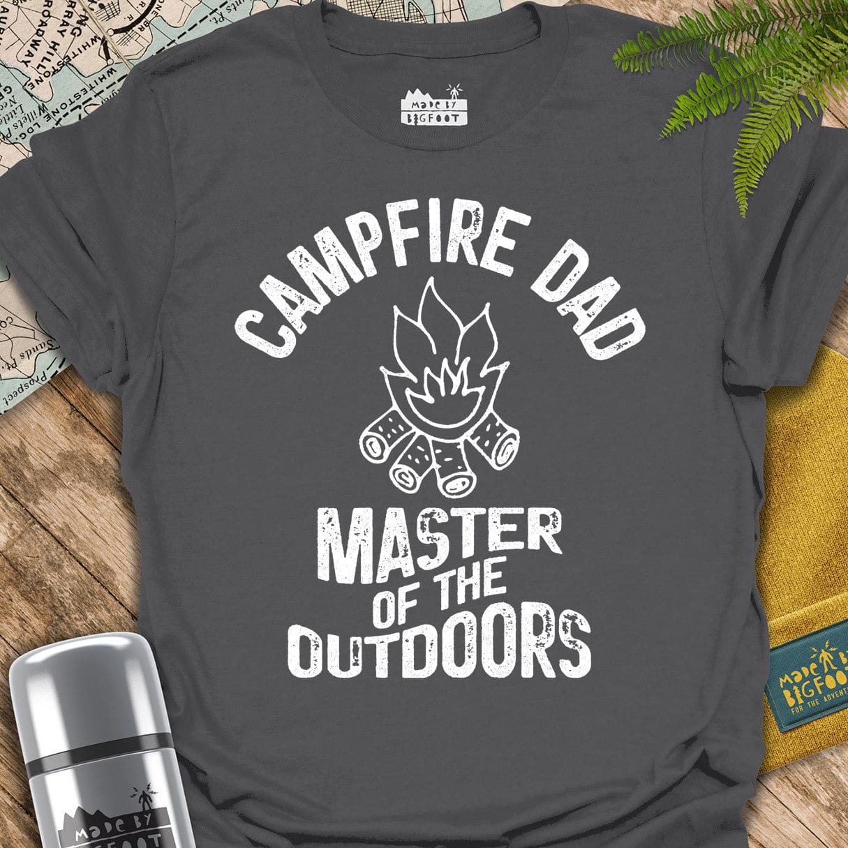 Campfire Dad. Master Of The Outdoors