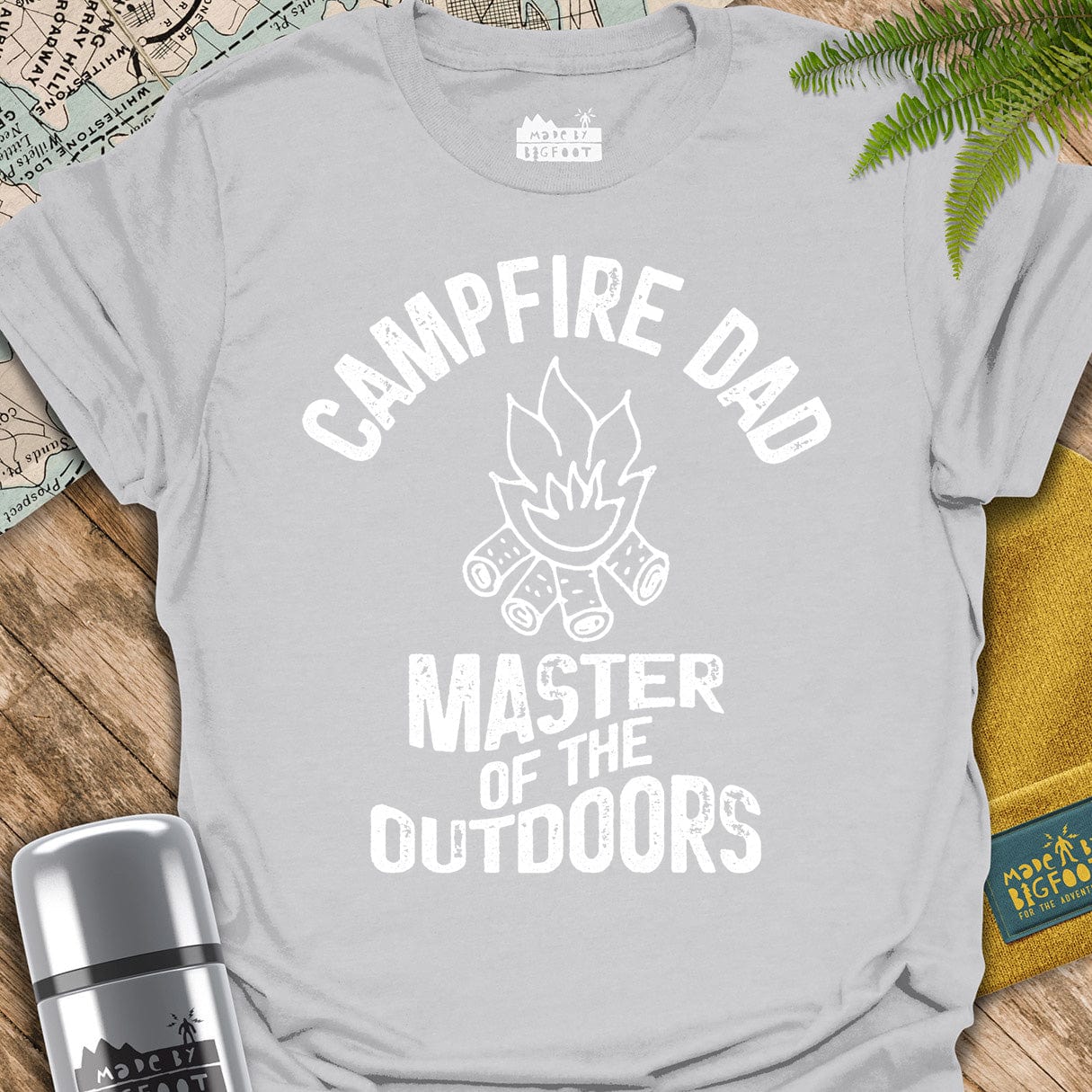 Campfire Dad. Master Of The Outdoors
