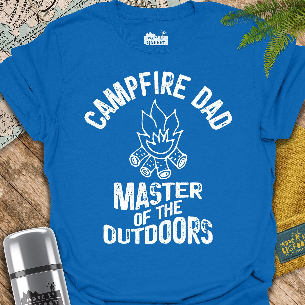 Campfire Dad. Master Of The Outdoors