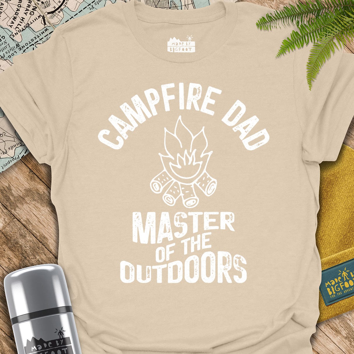 Campfire Dad. Master Of The Outdoors