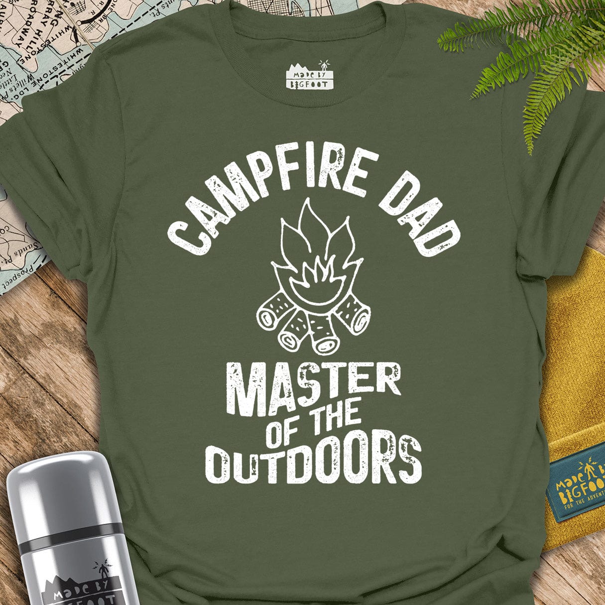 Campfire Dad. Master Of The Outdoors