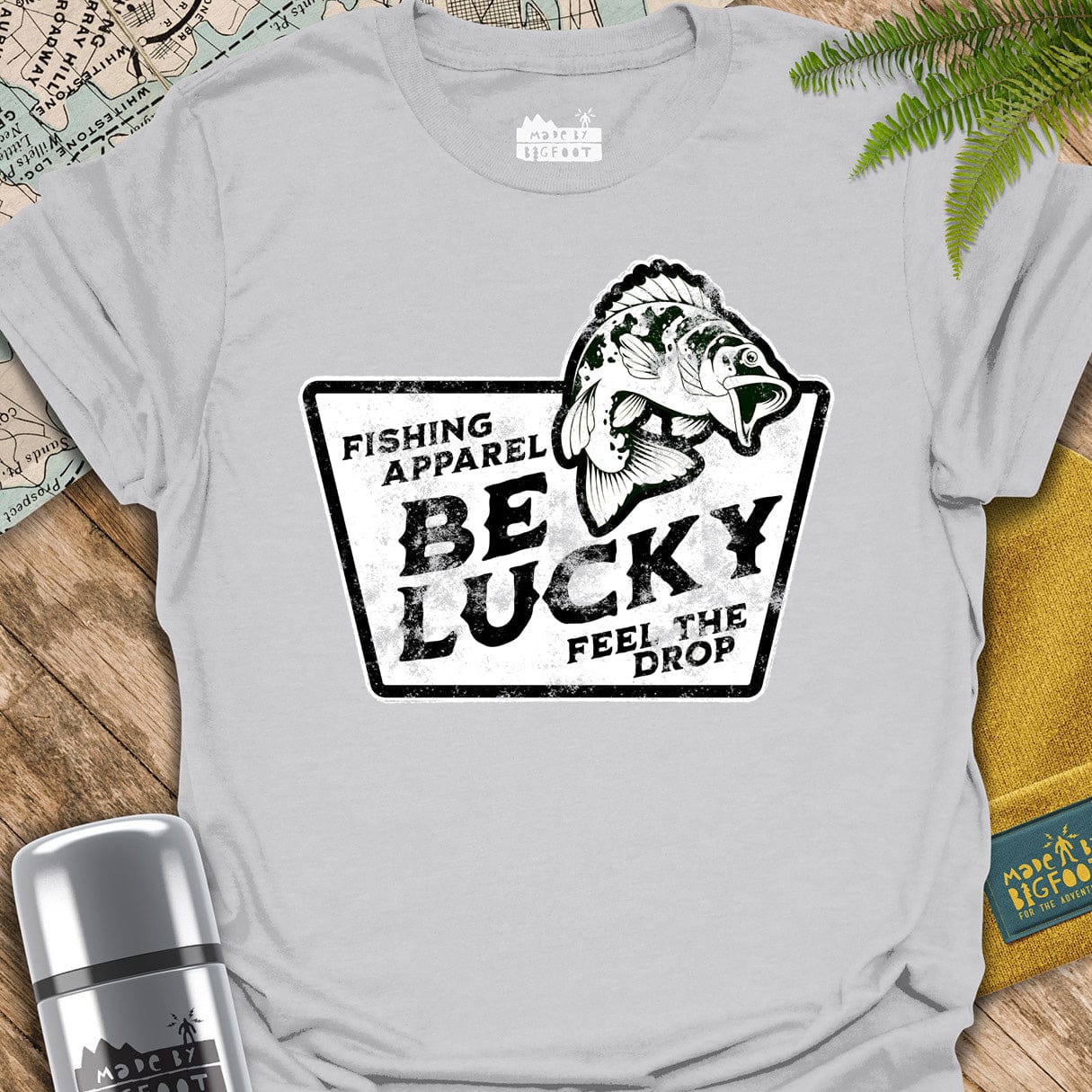 Fishing. Be Lucky. Feel The Drop.