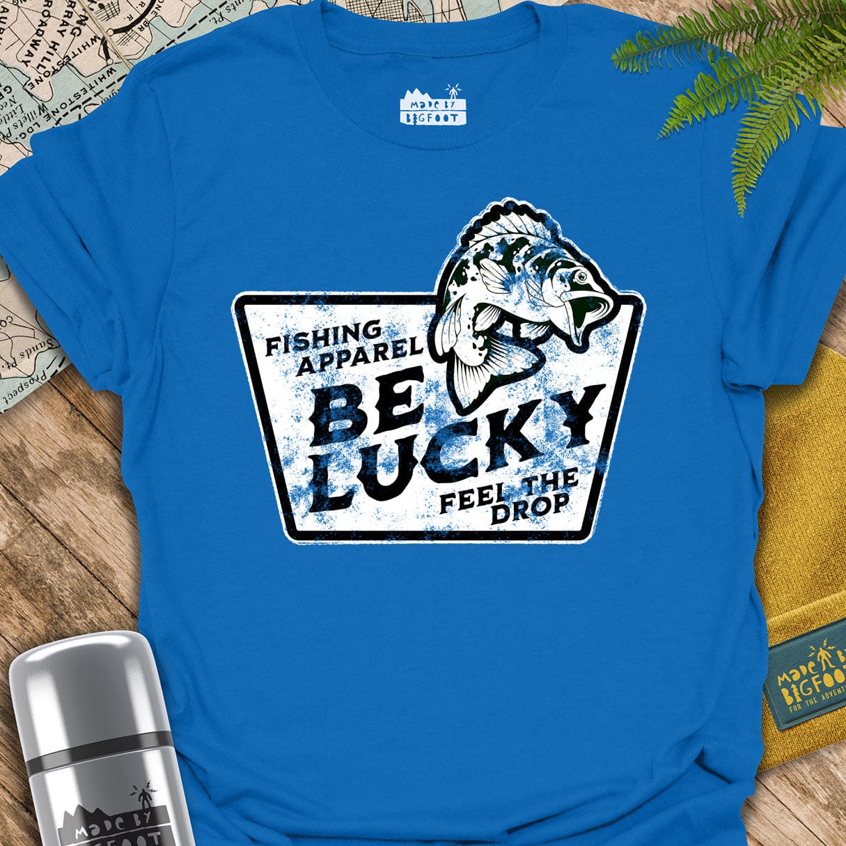 Fishing. Be Lucky. Feel The Drop.
