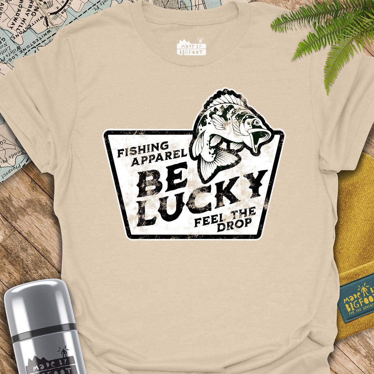 Fishing. Be Lucky. Feel The Drop.