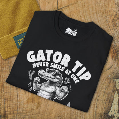Gator Tip. Never Smile At One. It Thinks You're Flirting.