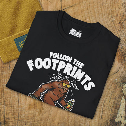 Follow The Footprint. Because Getting Lost With Bigfoot Is Way Cooler