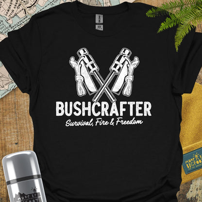 Bushcrafter. Survival, Fire, Freedom.