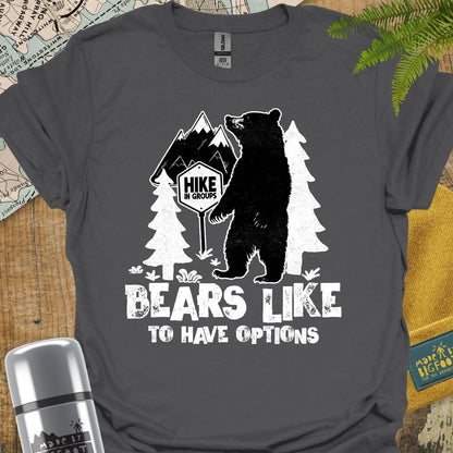 Hike In Groups. Bears Like To Have Options