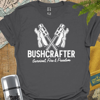 Bushcrafter. Survival, Fire, Freedom.