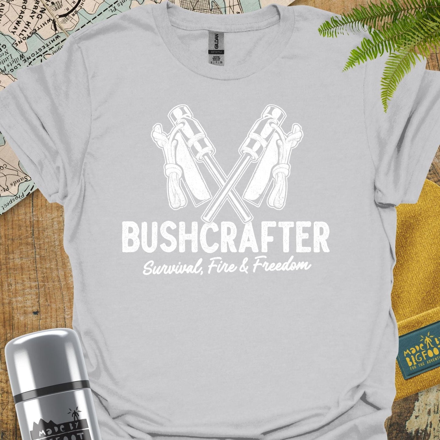 Bushcrafter. Survival, Fire, Freedom.