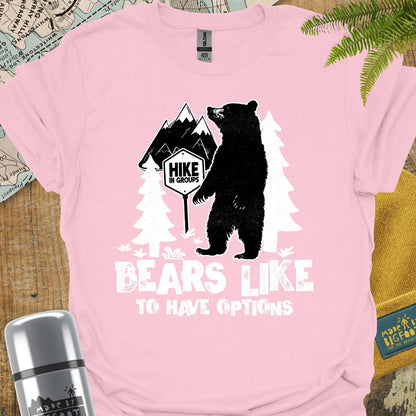 Hike In Groups. Bears Like To Have Options