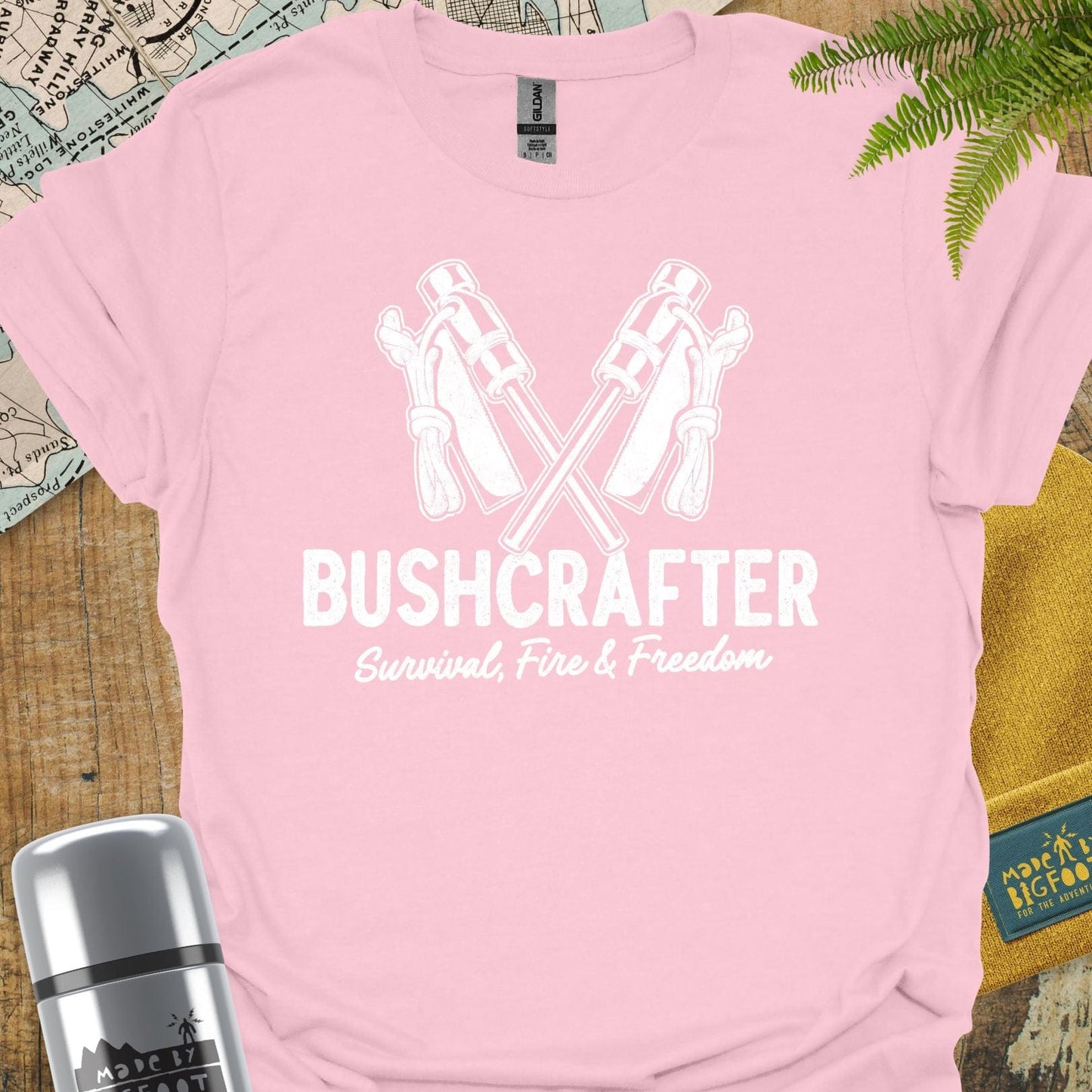 Bushcrafter. Survival, Fire, Freedom.