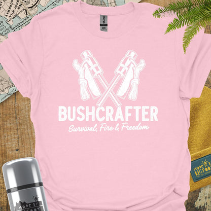Bushcrafter. Survival, Fire, Freedom.