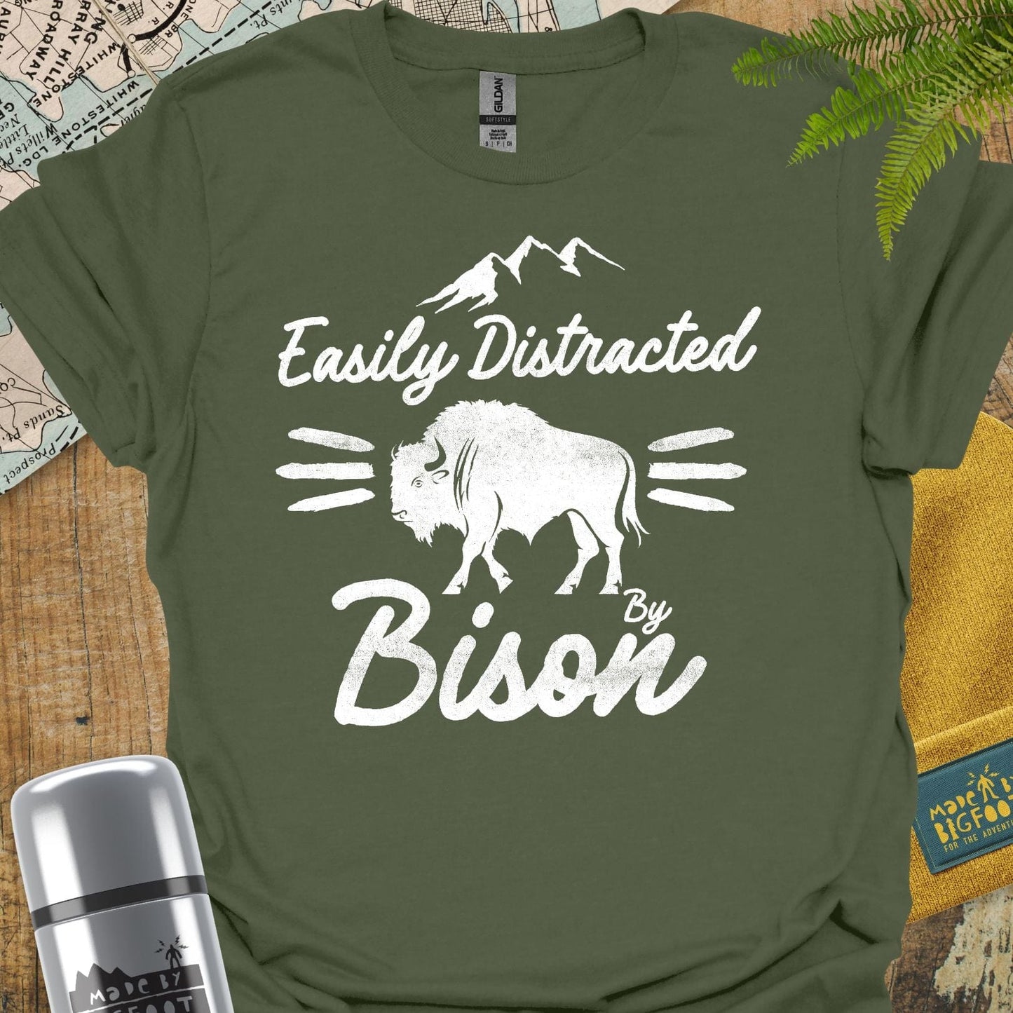 Easily Distracted By Bison