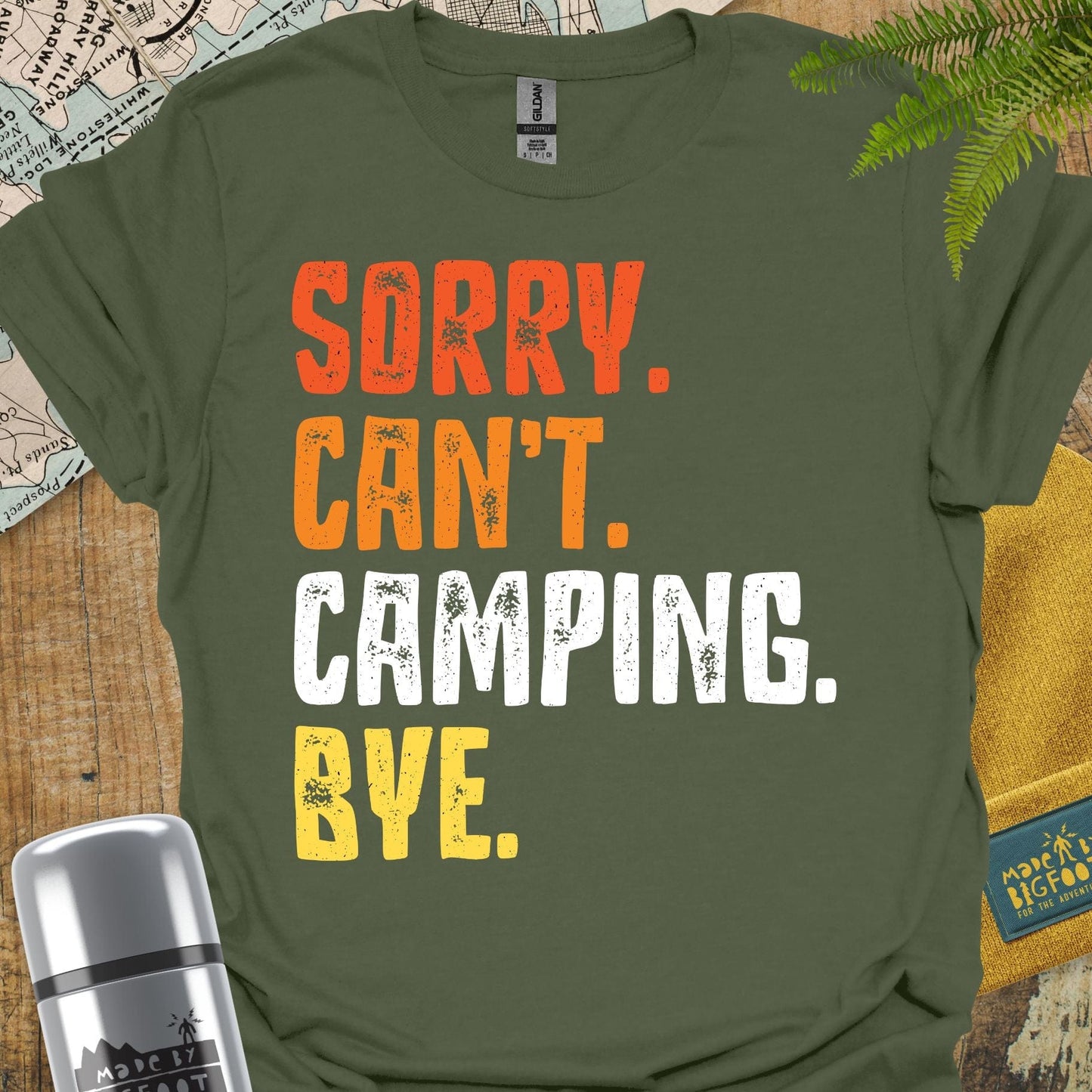 Sorry. Can't. Camping. Bye.