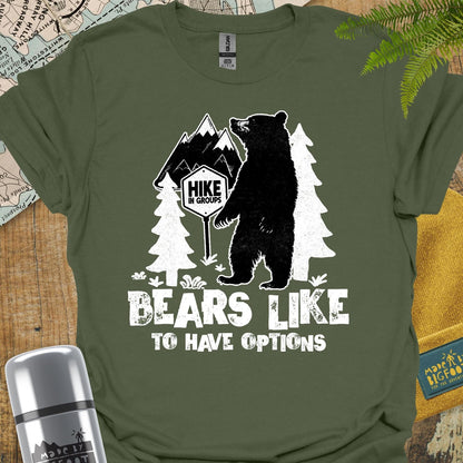 Hike In Groups. Bears Like To Have Options