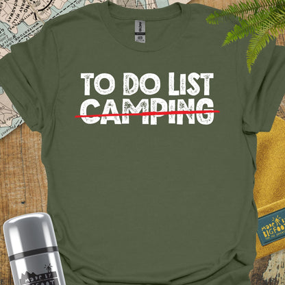 To Do List. Camping