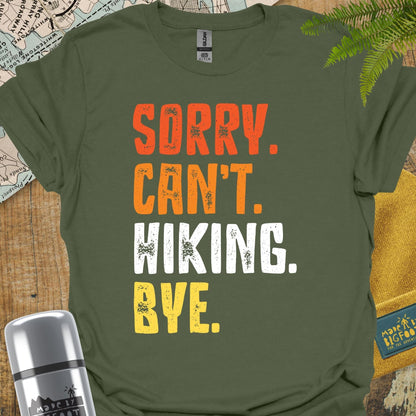 Sorry. Can't. Hiking. Bye.